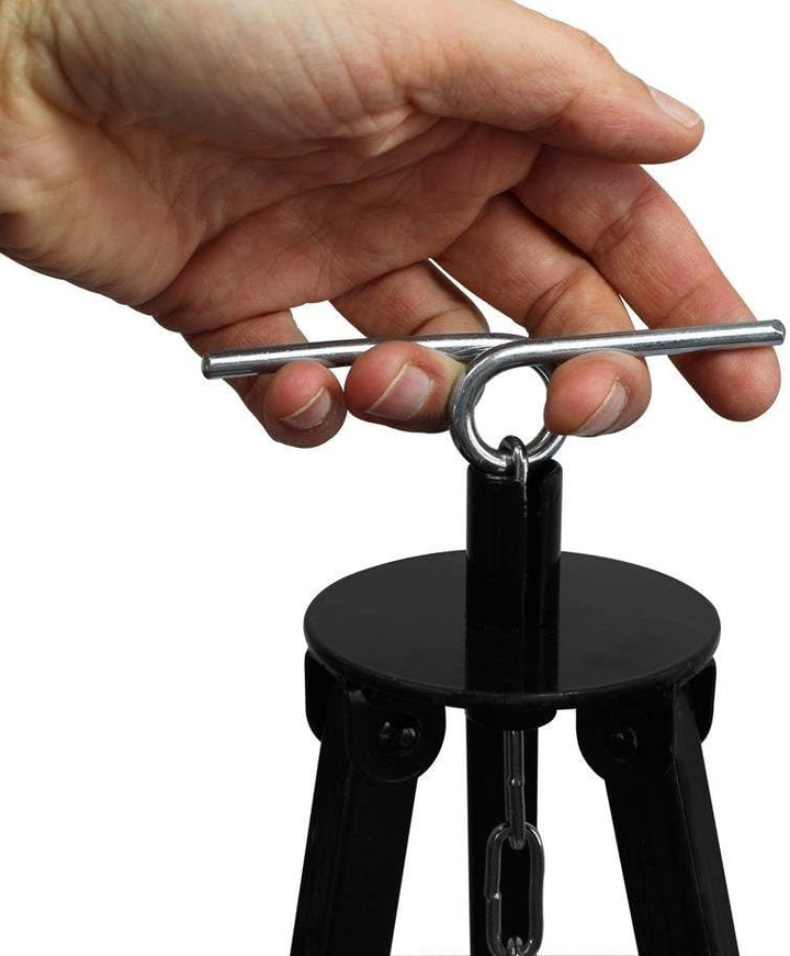 Gulaschkessel Gulaschtopf Set 22 Liter emailliert mit Deckel und Teleskop Dreibein 180 cm durch Kett