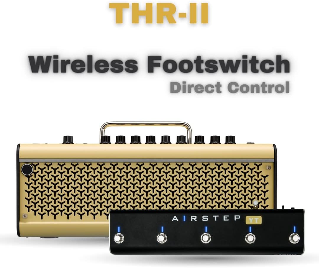 XSONIC Airstep YT Edition THR10II, THR30II Desktop-Amp-Fussregler mit 5 Fussschaltern, 3 Steuermodi