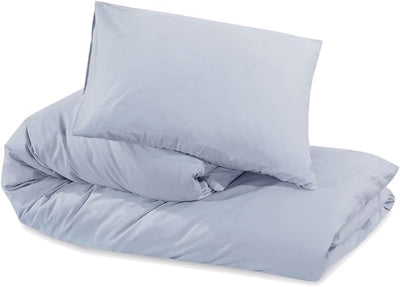homiuse Bettwäsche-Set Grau 155x220 cm Baumwolle Bettwäsche Winter Kuschel Bettwäsche Baumwolle Bett