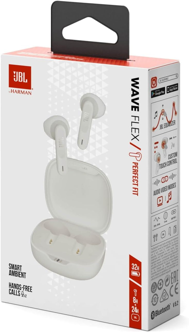 JBL Wave Flex – Kabellose In-Ear Ohrhörer mit IP54- und IPX2-Wasserdichtigkeit – TalkThru- und Ambie