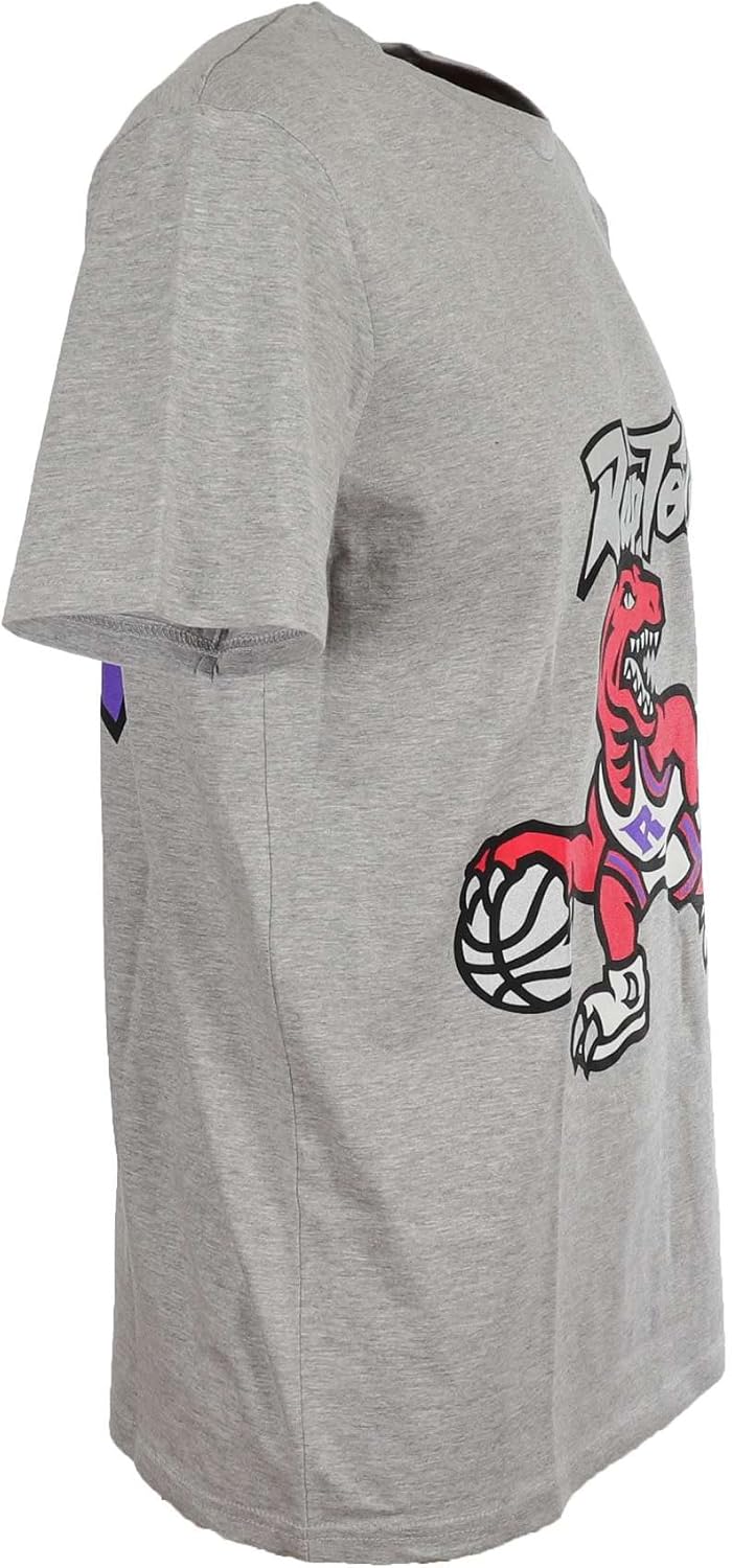 Mitchell & Ness Name & Number T-Shirt (NBA | HWC | NFL) Grey Heather, Toronto Raptors S, Grey Heathe