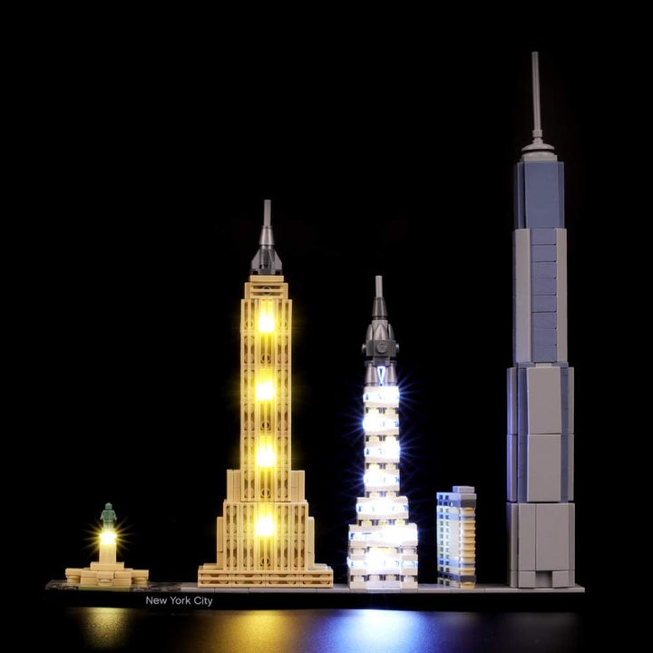 BRIKSMAX Led Beleuchtungsset für Lego Architecture New York City, Kompatibel Mit Lego 21028 Baustein