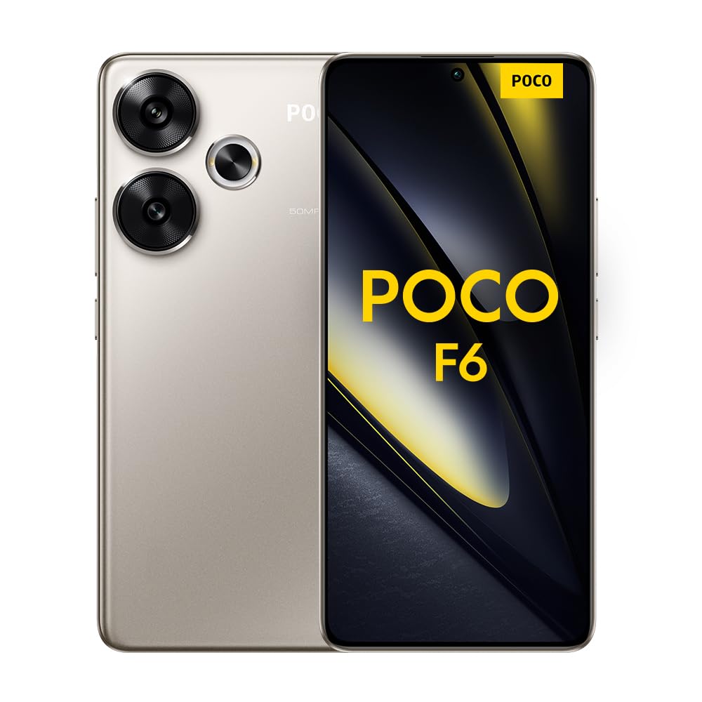 Poco F6 Smartphone, 8+256GB Handy ohne Vertrag, 120Hz 6,67'' Flow AMOLED, 50MP OIS Zweifach-Kamera,