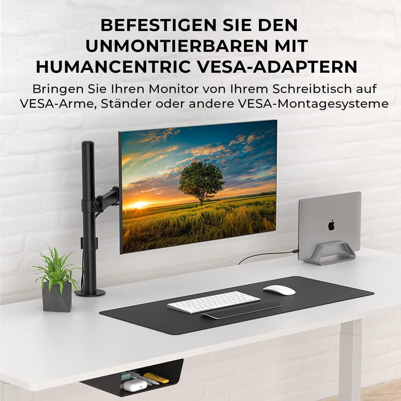 HumanCentric VESA Mount Adapter für Dell SE2416HX, SE2717HX, SE2717H, S2216M, S2216H, SE2716H, SE221