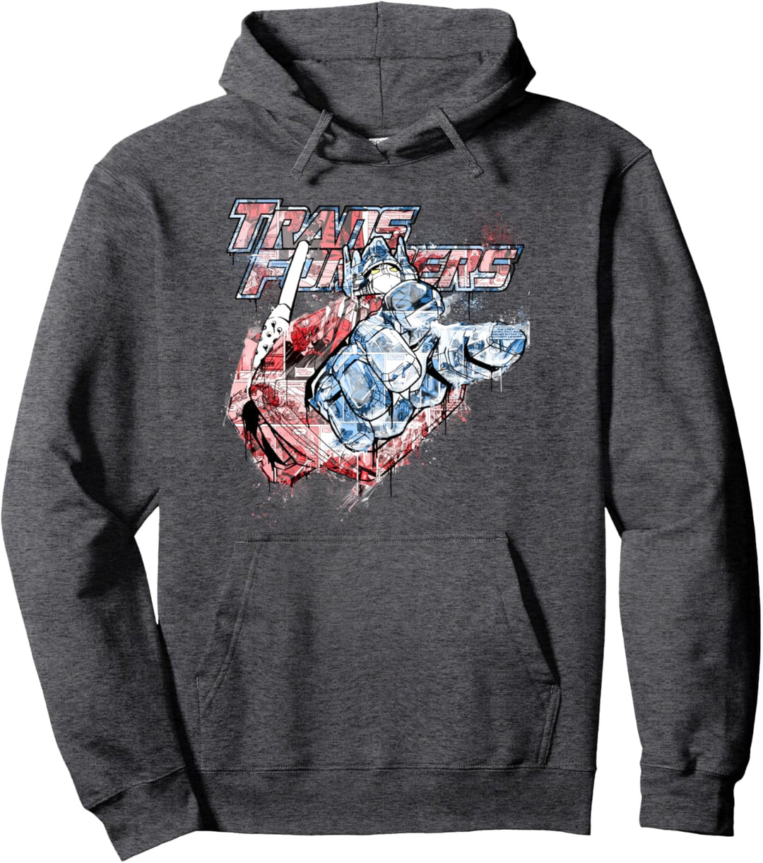 TRANSFORMERS Spray Panels Pullover Hoodie