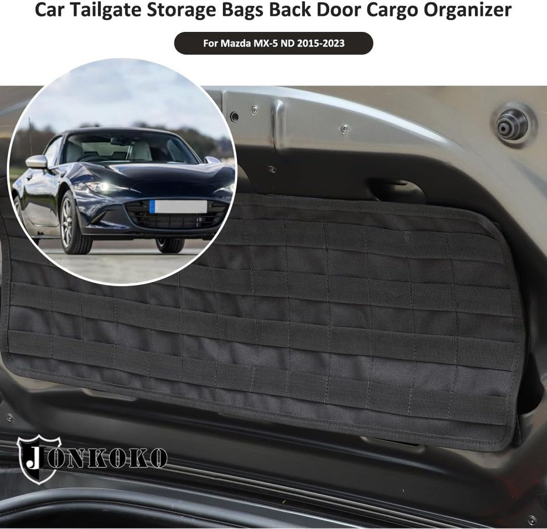 Oxford Cloth Auto Heckklappe Werkzeugset Tasche für Mazda MX-5 ND 2015-2023 Auto Kofferraum Cargo Au