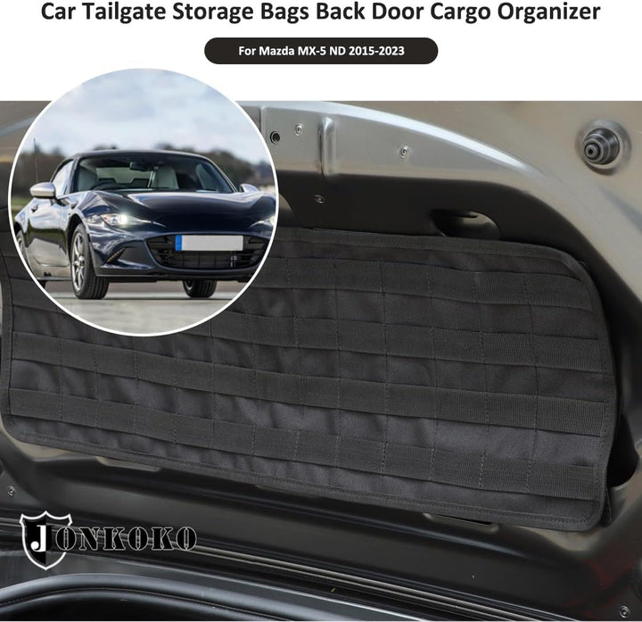 Oxford Cloth Auto Heckklappe Werkzeugset Tasche für Mazda MX-5 ND 2015-2023 Auto Kofferraum Cargo Au