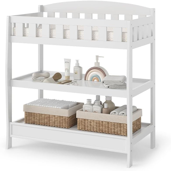 Vicco Wickeltisch Nesty, Weiss, 89 x 99.5 cm, als Aufsatz für Standard-Kommoden verwendbar