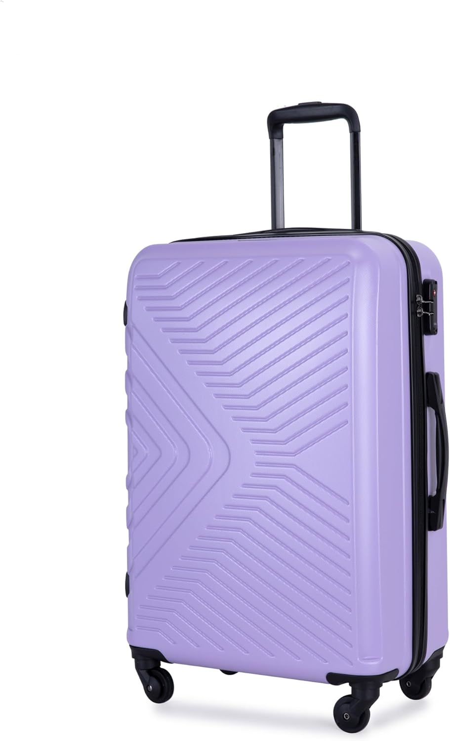 Travelhouse Bali 3-TLG. Koffer-Set Reisekoffer Reisetrolley Hartschale aus ABS, (Lila)