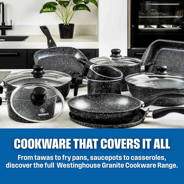 Westinghouse PERFORMANCE SERIES Bratpfanne, Beschichtete Pfanne 28 cm Induktion, Für alle Herdarten,
