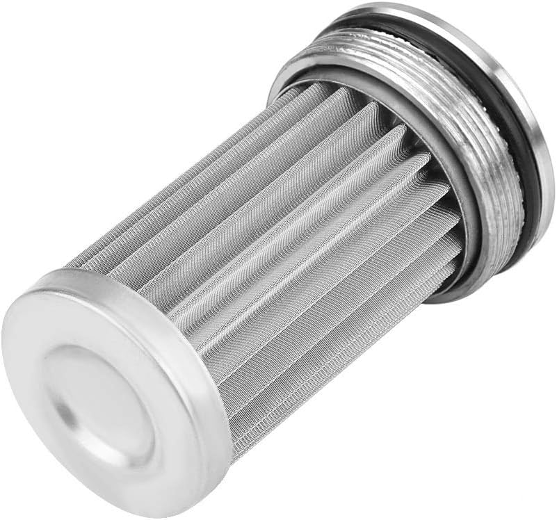 KSTE Universal-100 Micron AN6 Aluminium High Flow Kraftstoff Inline Benzin Filter for Auto-LKW-Schwa