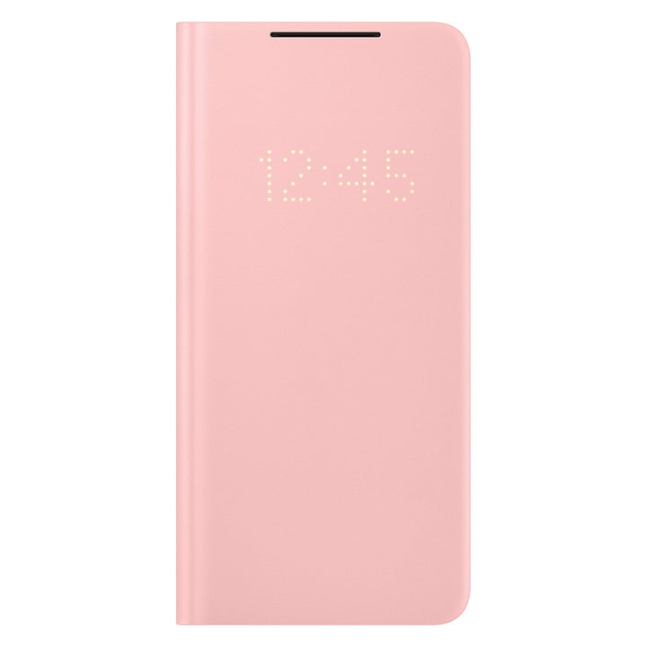 Samsung LED View Smartphone Cover EF-NG996 für Galaxy S21+ 5G Handy-Hülle, LED-Anzeige, Kartenhalter