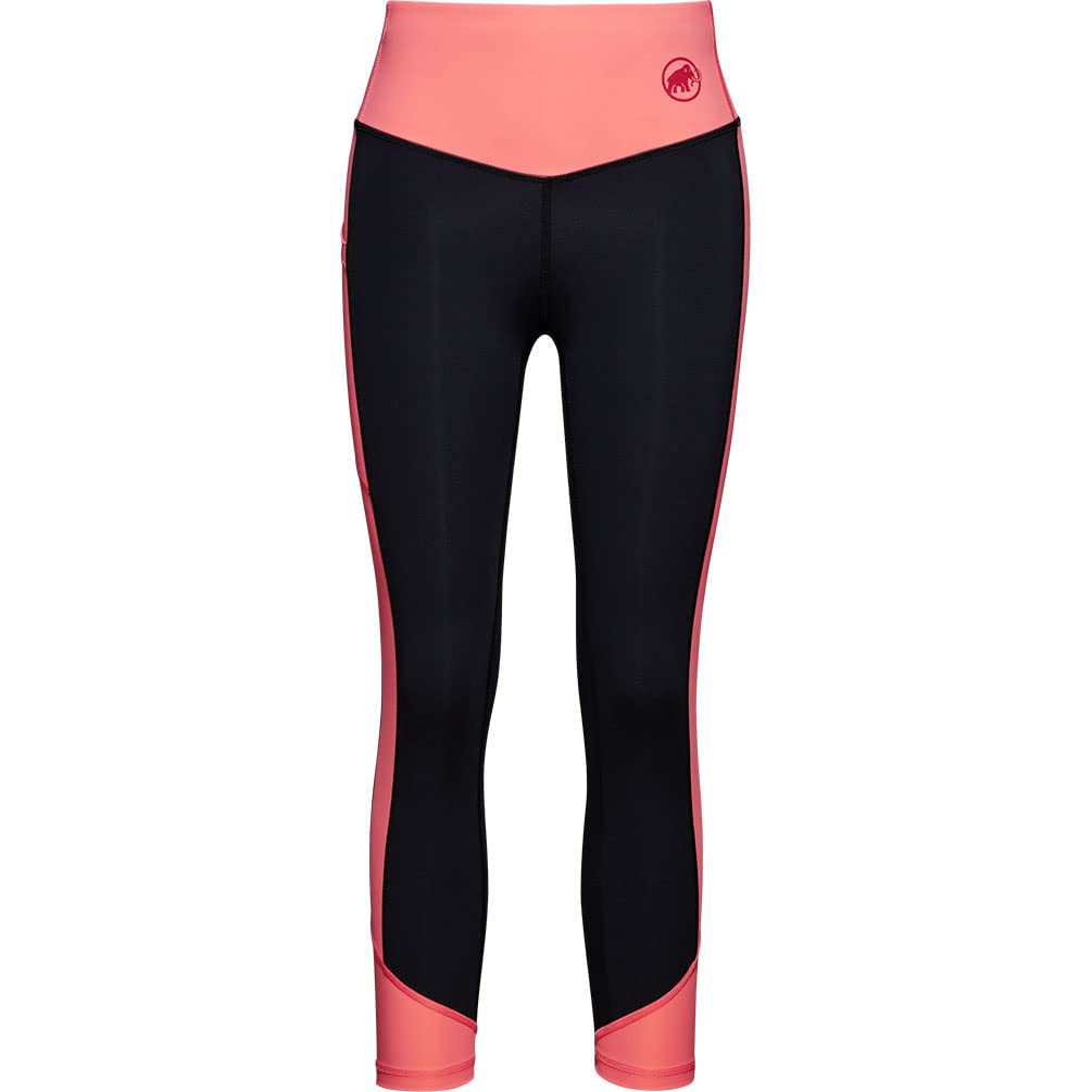 Mammut Damen 7/8-Tights Massone, S Black/Salmon