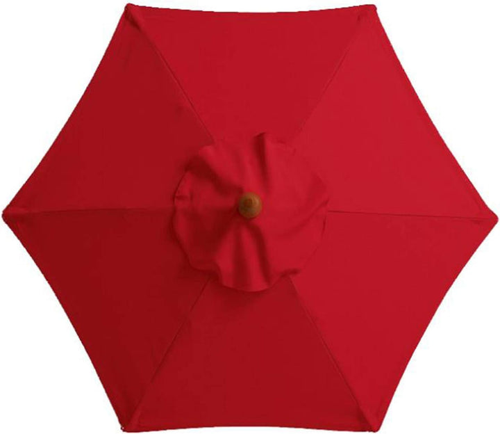 SMLJFO 3 m 6 Rippen Sonnenschirm Ersatz Baldachin Abdeckung Outdoor Markt Tisch Schirm Schirm Baldac