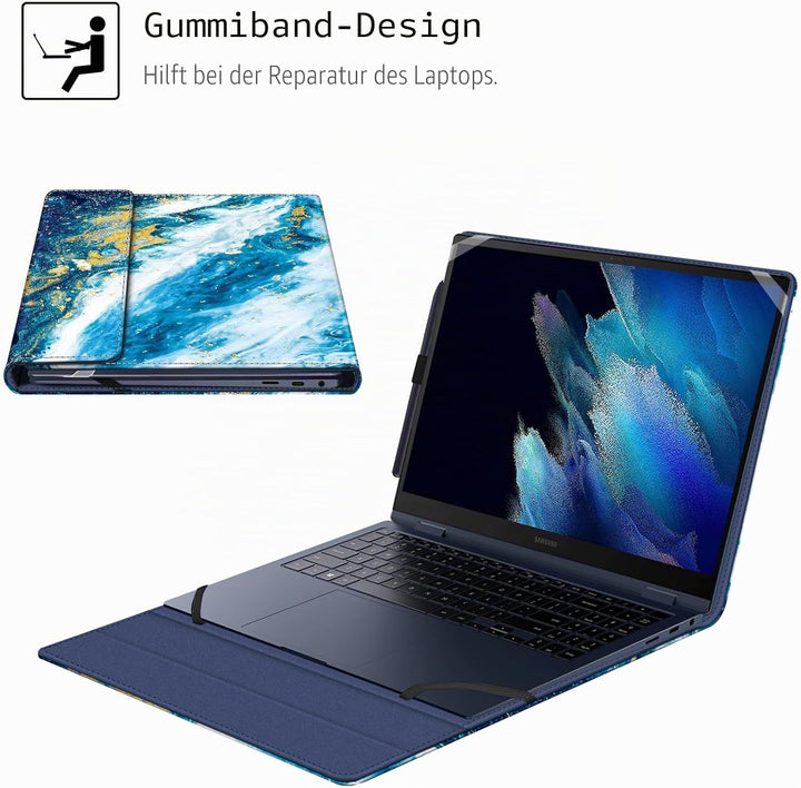 Fintie Hülle für 15.6 Zoll Samsung Galaxy Book 3 360 /Galaxy Book 2 Pro 360 /Galaxy Book 2 Pro/Galax