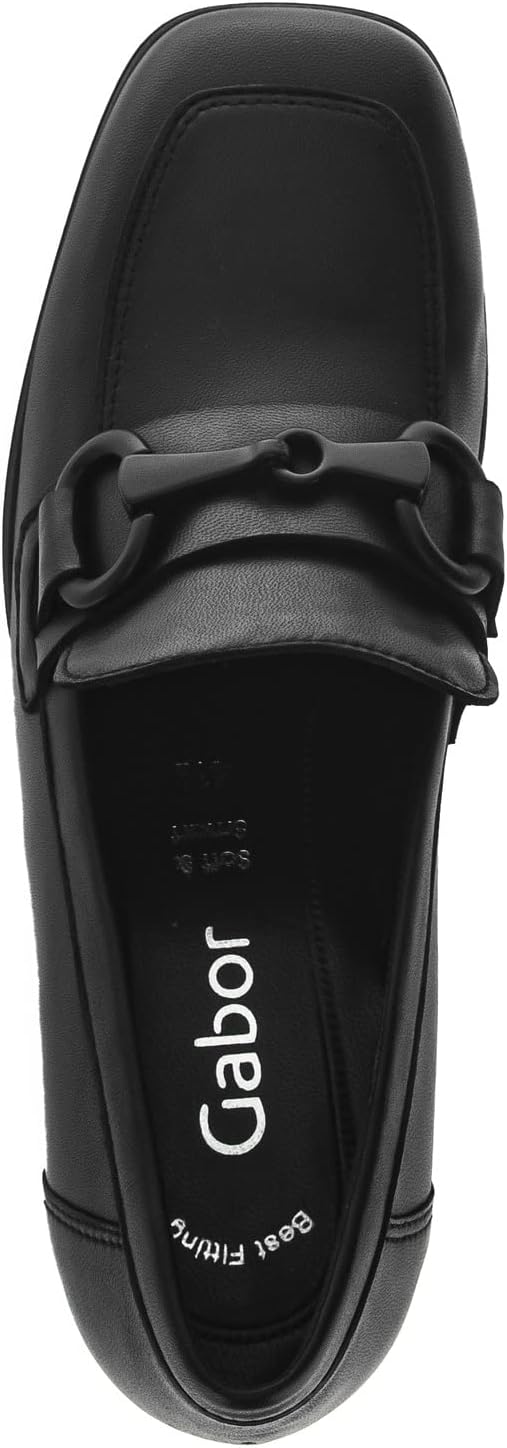 Gabor Damen Slipper, Frauen Slip On,Best Fitting 36 EU Schwarz, 36 EU Schwarz