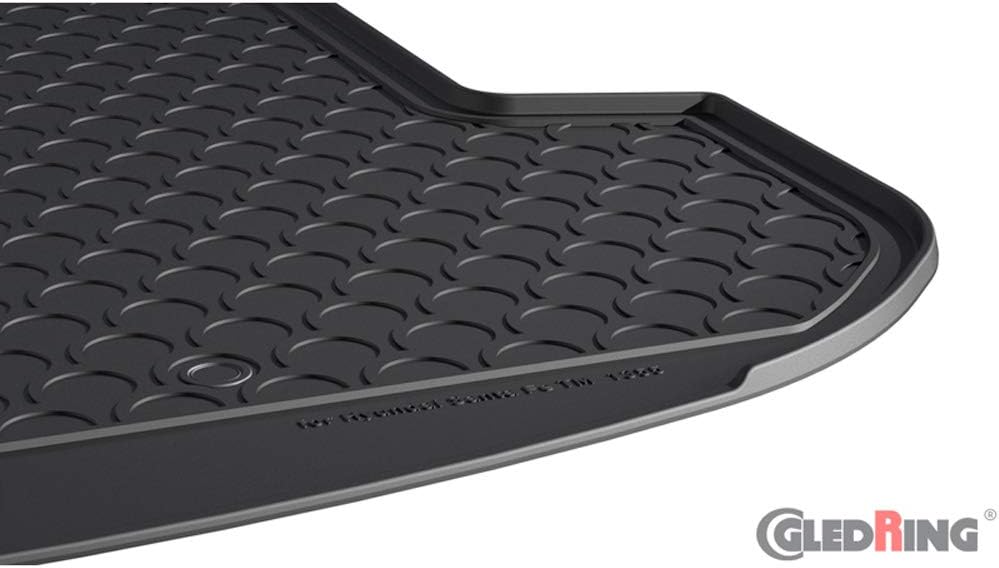 Gledring Rubbasol (Gummi) Kofferraumwanne kompatibel mit Hyundai Santa Fé IV (TM) (5-Personen) 2018-