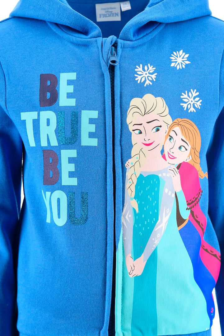 Disney Anna und ELSA Eiskönigin Kapuzenpullover Hoodie für Mädchen, Frozen Pullover Kinder Hoody Hoo
