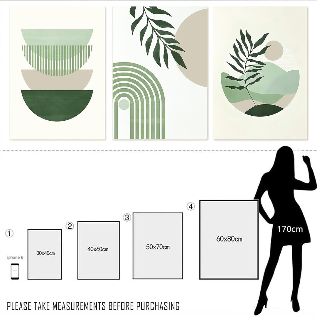 LXTOPN 3er Bohemian Poster Set, Moderne Wandbilder Poster für Wohnzimmer Schlafzimmer Deko, ohne Rah