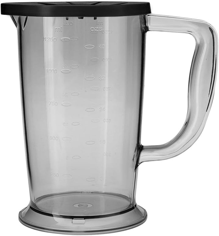 Karaca Mastermaid Küchenroboter aus Stahlglas, Langer Mixer, 2500 W, Black Copper