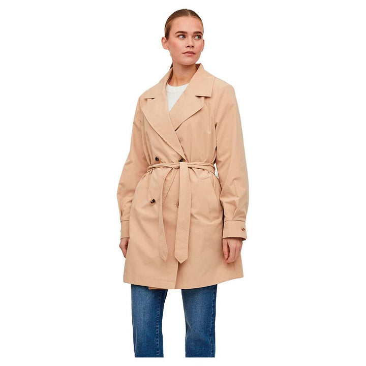 Vila Damen Vimersin Trenchcoat-Noos Mantel 36 Sesame, 36 Sesame