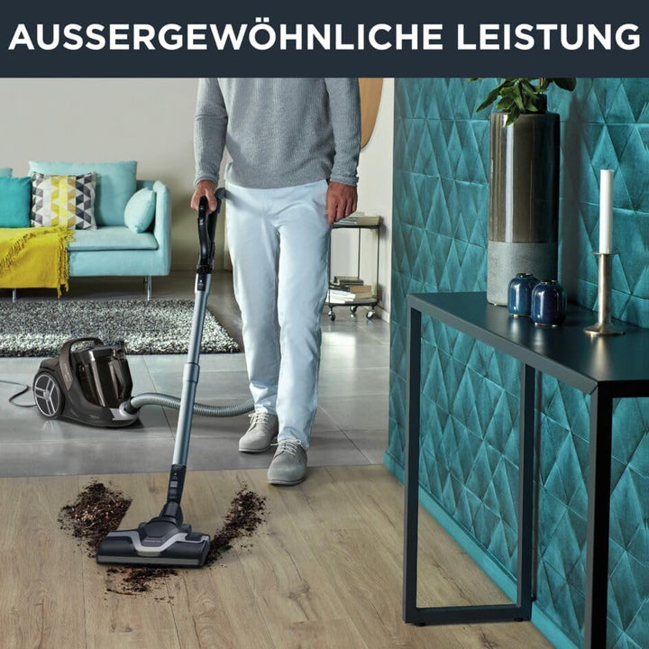 Rowenta RO7260 Bodenstaubsauger Silence Force Cyclonic Parkett | Beutellos | Grosse Staubbehälterkap