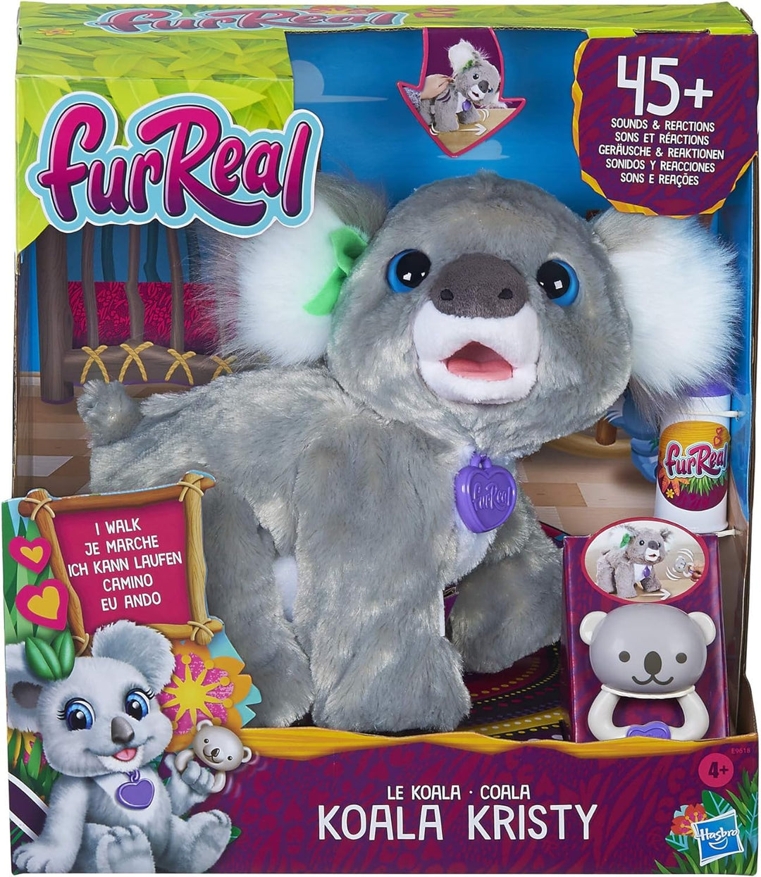 FurReal Koala Kristy interaktives Spielzeugtier, 45+ Geräusche und Reaktionen, ab 4 Jahren