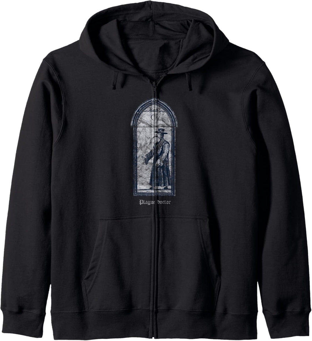 Plague Doctor Pestdoktor Occult Gothic Grunge Vintage Kapuzenjacke