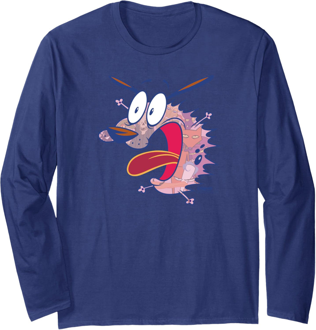 Courage the Cowardly Dog Evil Inside Langarmshirt