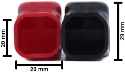 50 Paar Akku Batterie Polkappen Schutzkappen Isolierung Schraubanschlüsse 28mm