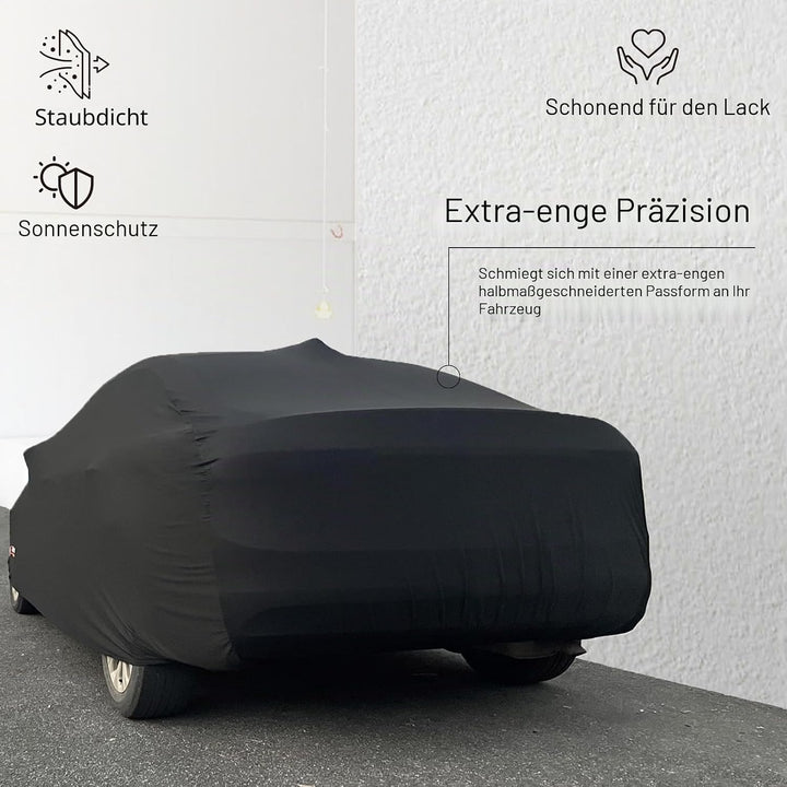 Premium Auto Abdeckplane Indoor Stretch Autoabdeckung, Weiches Innenfutter, Atmungsaktiv, Staubdicht