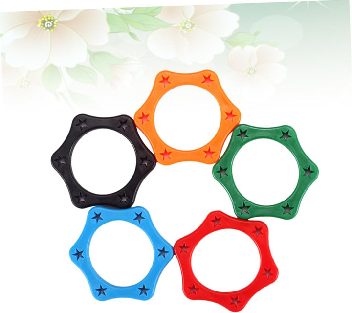 TOYANDONA 5 Stück Rutschfeste Kunststoff Anti Roller Mikrofonringe 35mm ø Für Handmikrofone Stossdäm