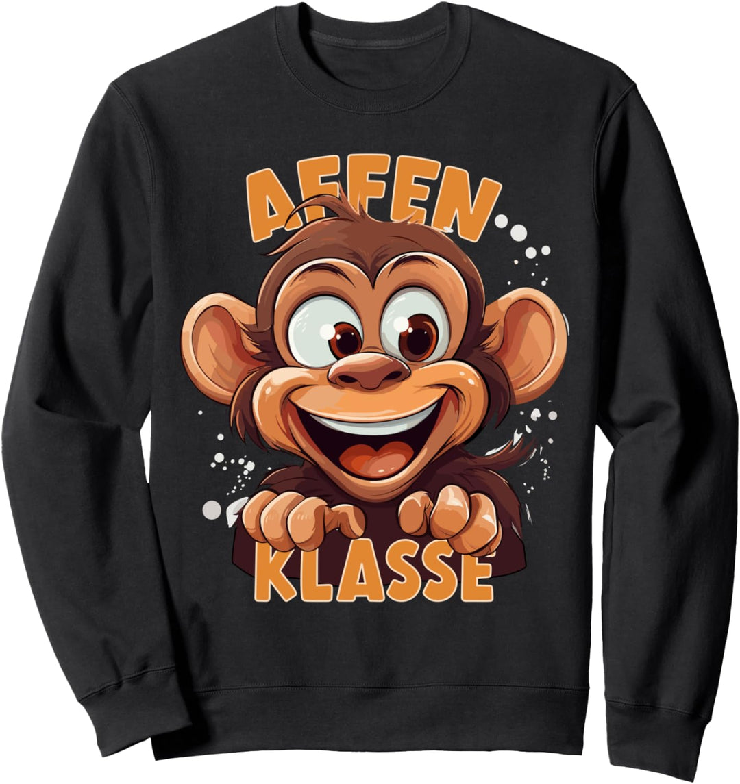 Affenklasse in der Grundschule, Klassentier Affe Sweatshirt