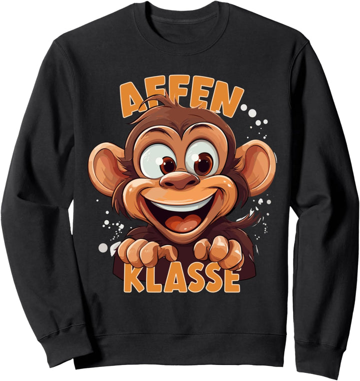 Affenklasse in der Grundschule, Klassentier Affe Sweatshirt