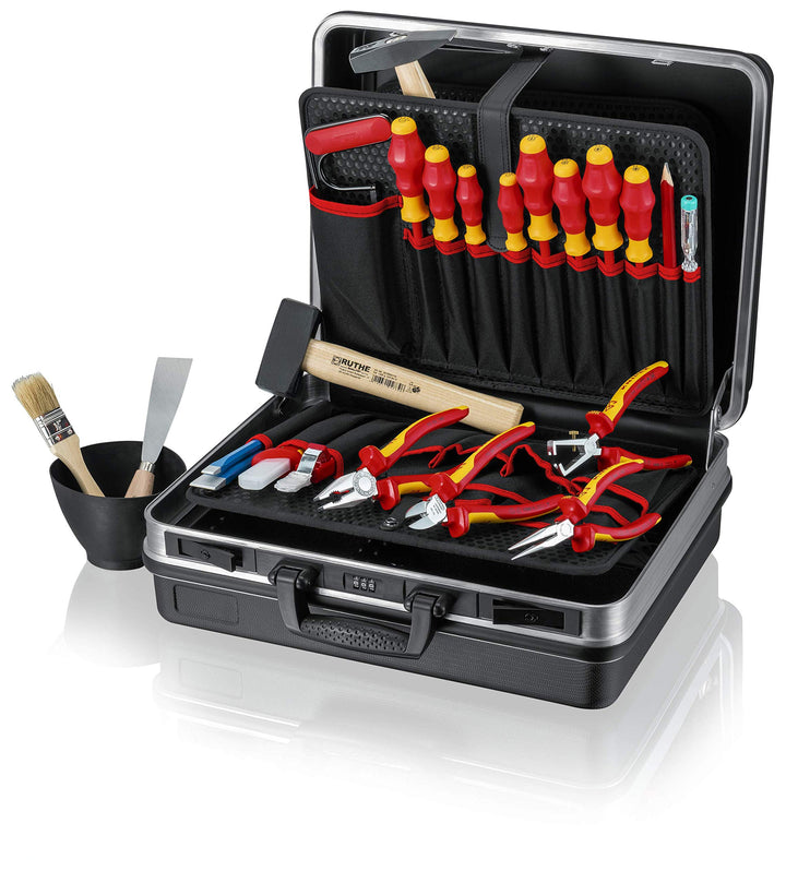 Knipex Montagekoffer Elektro-Installation, 24 Stück, 002105HLS
