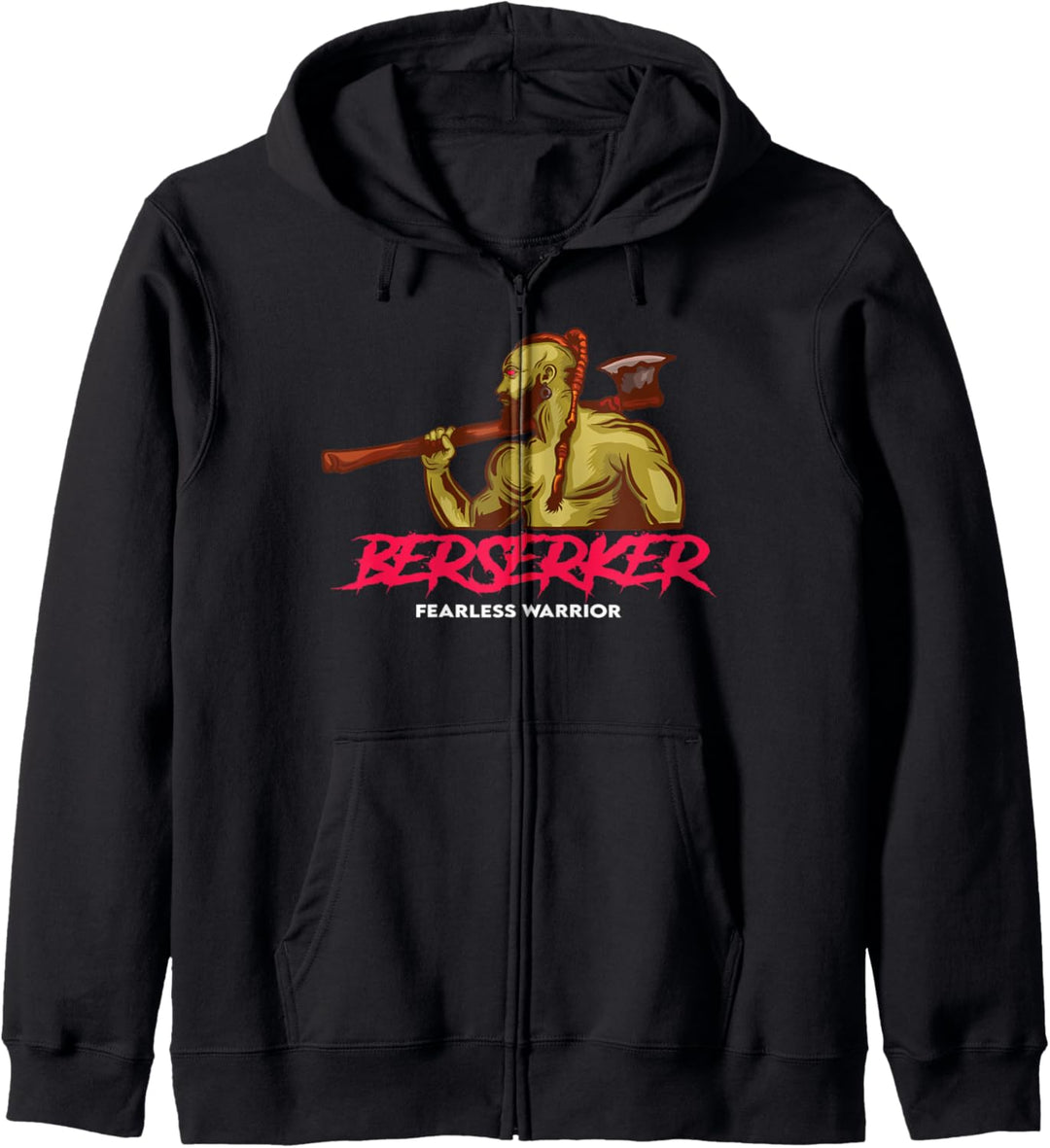 Wikinger-Krieger Odin Berserker Kapuzenjacke