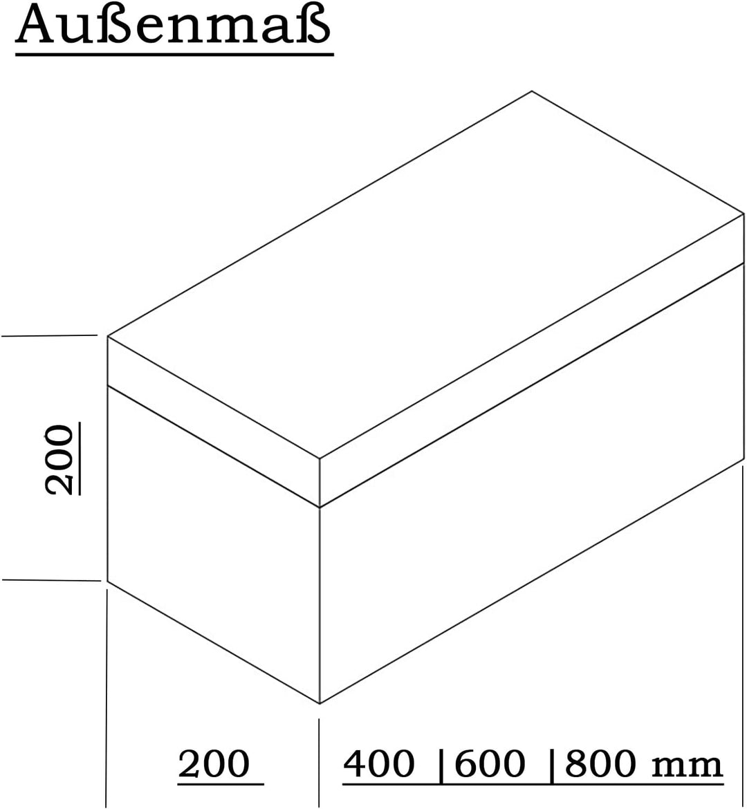 Alubox Alukoffer Silber Koffer Werkzeugkoffer Aufbewahrung leer 20x20x60 cm Deckel abnehmbar, 60 cm