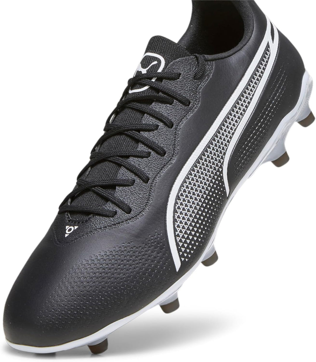 PUMA Unisex King Pro Fg/Ag Soccer Shoe 40 EU Puma Black Puma White, 40 EU Puma Black Puma White