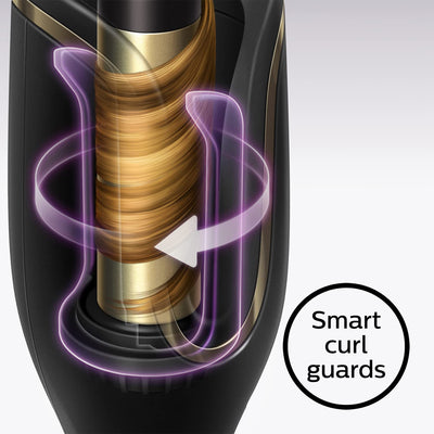 Philips StyleCare Prestige Automatischer Lockenstab mit innovativem System für Locken (Modell BHB876