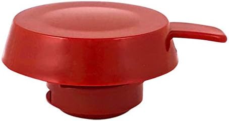 Helios Servitherm Thermoskanne Rot 1,3L – 6h Heiss - Hält Getränke heiss & kalt – Einhandbedienung -