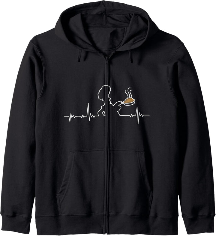 Koch Hobbykoch Heartbeat - Kochen Gastronomie Kapuzenjacke