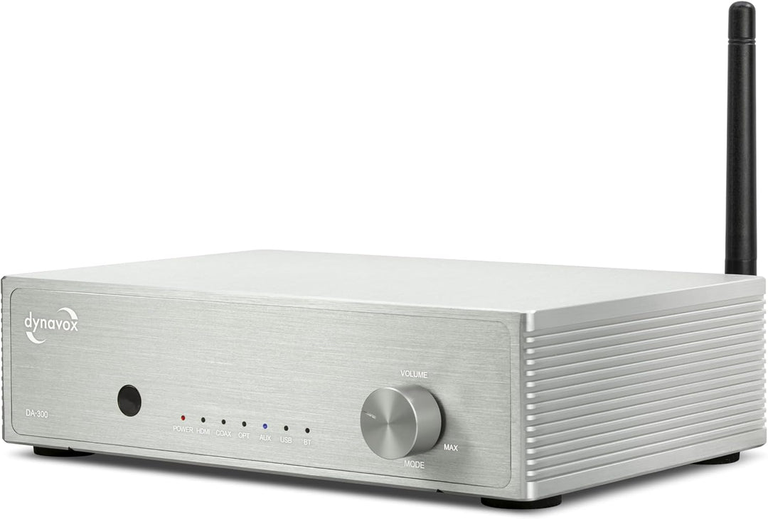 Dynavox DA-300 HiFi Verstärker, kompakter Class-D Stereo-Digitalverstärker mit HDMI ARC, BT 5.0, USB
