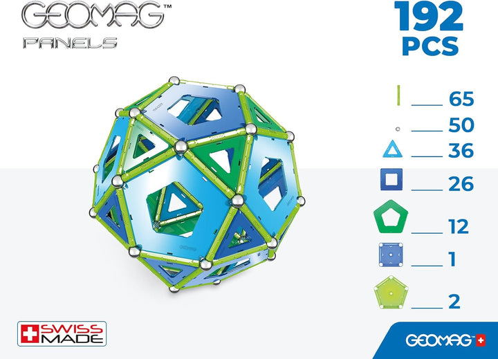 Geomag, Classic Panels, 464, Magnetkonstruktionen und Lernspiele, Konstruktionsspielzeug, 5 Jahre to