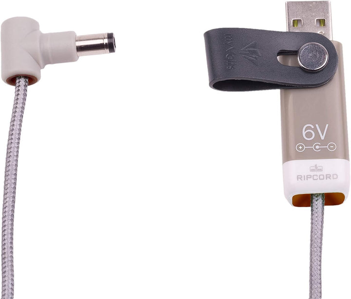 myVolts Ripcord-USB-Ladekabel mit 5.7V DC Ausgangsstecker kompatibel mit Roland MC-707 Sampling Groo