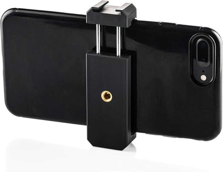 MOJOGEAR 140cm Video Stativ met Premium Smartphone-Halterung - Aluminium Camera DSLR Handy Travel Dr