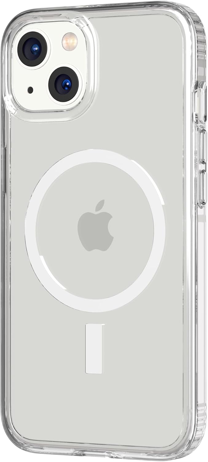 tech21 Evo Clear (MagSafe) für iPhone 13 – Transparente MagSafe Handyhülle mit 3,6 m Multi-Drop-Schu