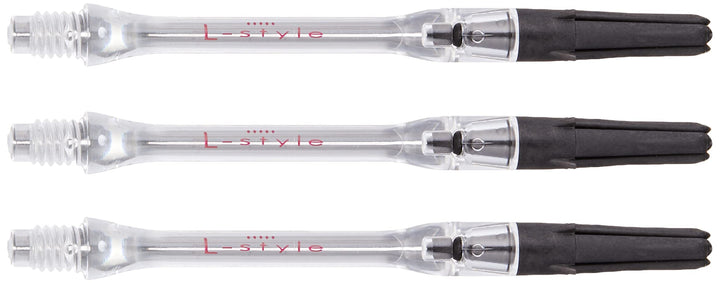 LSTYLE L-Shaft Carbon Dart Shafts - Silent (Spins) - Clear 440 Slim (XXL) 440 Extra Extra Long Slim