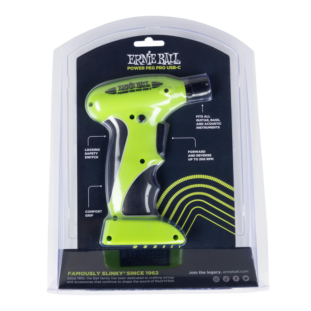 Ernie Ball Power Peg Pro USB-C Gitarrensaitenwickler, Power Peg Pro USB-C