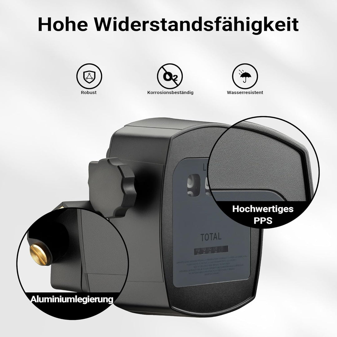 Diesel Heizöl Zähler 3 bar 10-60l/min Anschlüsse 25,4mm (1") Abweichung 1% Heizölpumpe