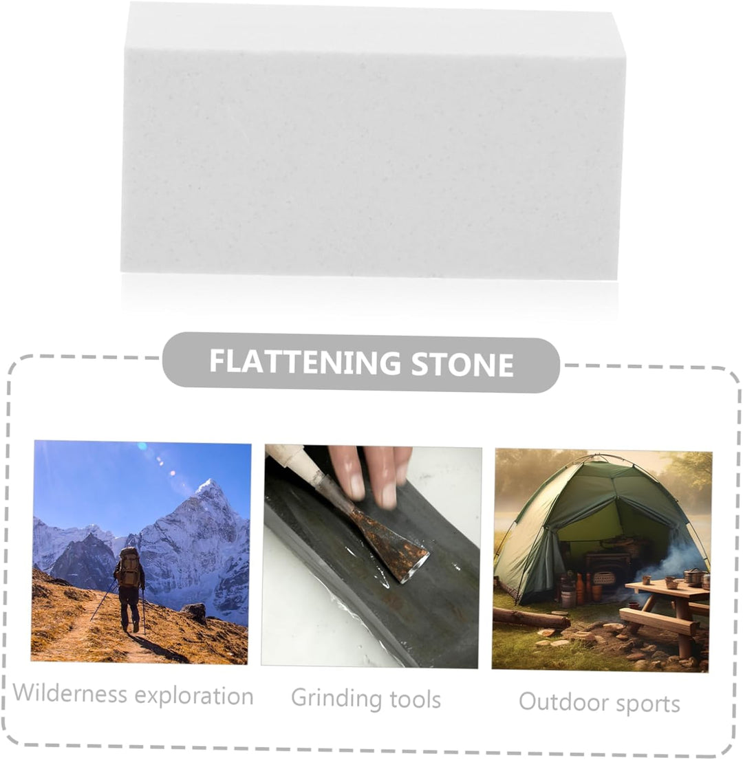 Homoyoyo Weisser Aluminiumoxid Abrichtstein Doppelseitig Hochhärte Schleifstein Reparaturblock Für S